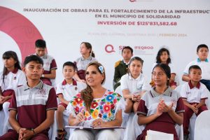 Histórica inversión de Mara Lezama en Solidaridad con más de 125 mdp para construcción, equipamiento y rehabilitación de escuelas