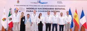 Se realiza el 2º encuentro de titulares del modelo hacendario estatal para la cohesión de social en Cancún