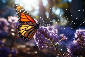 Mariposas y polillas atraen el polen sin contacto gracias a la electricidad estática
