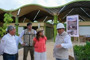 Mara Lezama supervisa avance del 90% en el Mercado del Bienestar Maya en Nicolás Bravo