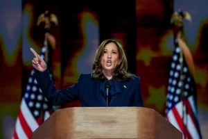 Kamala Harris acepta la candidatura presidencial del Partido Demócrata 