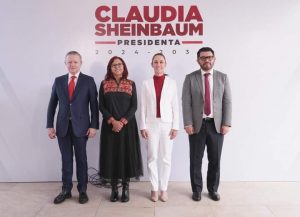 Claudia Sheinbaum presenta a Arturo Zaldívar, Carlos Torres y Leticia Ramírez como integrantes del gabinete