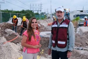 Avance del 60% en el cableado subterráneo del bulevar Colosio: Mara Lezama