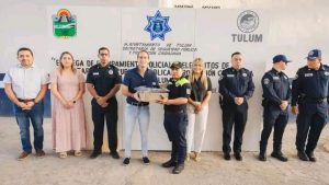 Diego Castañón Trejo refuerza con equipo táctico a la Secretaría de Seguridad de Tulum