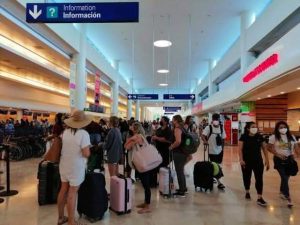 El Aeropuerto Internacional de Cancún, reporta 559 vuelos hoy sábado