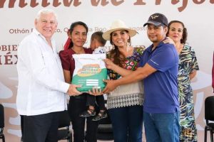 Mara Lezama y Víctor Villalobos entregan semilla certificada de frijol para siembra de más de 2 mil 125 productores del ciclo otoño – invierno