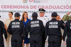 Suma Quintana Roo a 101 nuevos elementos policiales capacitados y comprometidos con la ciudadanía: Mara Lezama