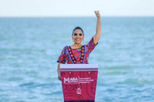 Ni un paso atrás en la transformación, ¡Vamos por el camino correcto con un gobierno honesto!: Mara Lezama