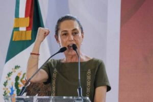 “Nunca me voy a alejar del pueblo de Quintana Roo”: Presidenta Claudia Sheinbaum Pardo, como parte de su gira de rendición de cuentas