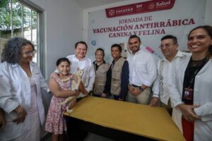 Inicia la Semana Nacional de Vacunación Antirrábica Canina y Felina 2025 