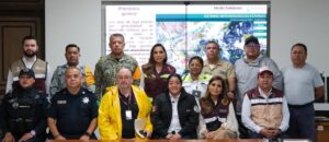 Fortalece Mara Lezama la prevención por la seguridad de la ciudadanía ante zona de baja presión que afecta al estado