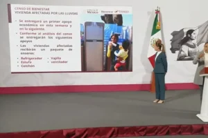 Inicia censo de apoyo a afectados por lluvias en Veracruz: Secretaria del Bienestar