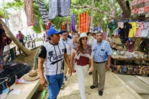 Mara Lezama y Josefina Rodríguez recorren el Parque del Jaguar, los accesos y dialogan con los sectores turísticos de Tulum