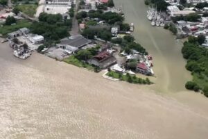 Río Pánuco registra desbordamiento de más de 30 centímetros