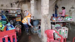  Ya en operación brigada yucateca que auxilia a comunidades afectadas en Veracruz 