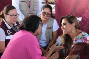 Mara Lezama atiende al pueblo en territorio con audiencia pública “La Voz del Pueblo” en Huay-Pix