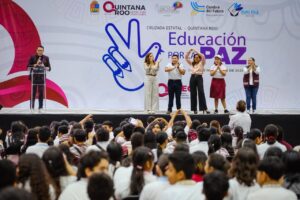 Inicia en Quintana Roo la Red Universal por la Paz América 2030 que recorrerá todo el país llevando a los jóvenes la prevención de la violencia