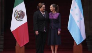 Recibe Presidenta Claudia Sheinbaum a su homóloga de la República de Honduras, Xiomara Castro, en Palacio Nacional