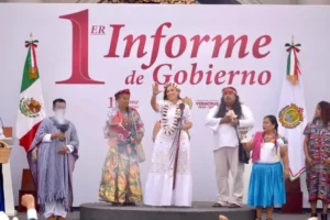 Reducción de deuda y seguridad: La Gobernadora de Veracruz, Rocío Nahle García en su Primer Informe