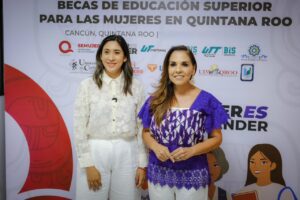 Anuncia Mara Lezama nuevas becas educativas, para llegar a 315 e impulsar el desarrollo de mujeres y jefas de familia
