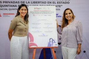 Firma Mara Lezama convenio para fortalecer la justicia y la reinserción social de mujeres privadas de la libertad