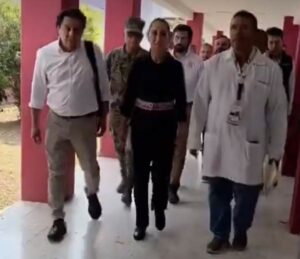 «Se atiende a todos»: Presidenta Claudia Sheinbaum visita a lesionados por accidente del Tren Interoceánico