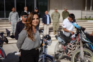 En estrecha coordinación con los tres niveles de gobierno, se logra la recuperación de vehículos robados: Mara Lezama