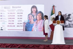 Aumenta pago de pensión del Bienestar: Ariadna Montiel Reyes