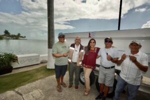 Mara Lezama conmemora el Día del Pescador con productores de Bacalar, Othón P. Blanco, Felipe Carrillo Puerto y Tulum