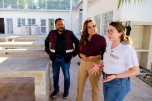 Mara Lezama supervisa rehabilitación del Centro Territorio Joven y Comedor Estudiantil en Cancún para el bienestar de 2 mil jóvenes