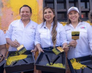«Pintemos Juntos” promueve la transformación de Sisal a través del Gobierno del Estado de Yucatán