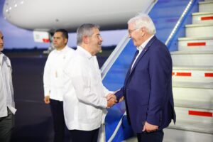 Llega a Cancún el Presidente de la República Federal de Alemania, Frank Walter Stenmeier