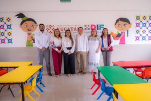 Más y mejores espacios para infancias de Conkal con reapertura del CAI Realidades para Niños