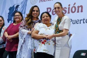 Claudia Sheinbaum y Mara Lezama encabezan reunión en Zona Maya para reconocer el valor de las mujeres quintanarroenses