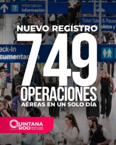 Quintana Roo registra la segunda cifra más alta de operaciones aéreas en 2026: Mara Lezama