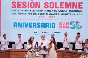 Cancún cumple 56 años con un llamado firme de Mara Lezama: construir juntos una sociedad fuerte, solidaria y con corazón