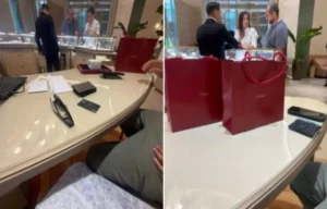 Captan al hijo mayor de AMLO comprando en otra tienda de lujo en Cancún (+Video)