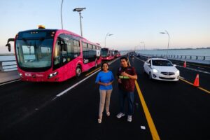 Comienzan las pruebas de MOBI de la Ruta 27 con conexión al Puente Nichupté y Arco Norte