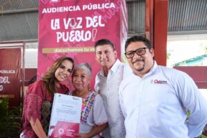 Mara Lezama brinda 976 atenciones en la audiencia pública “La Voz del Pueblo” celebrada en Bacalar