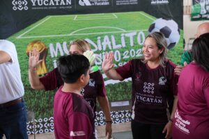 Mundialito Inclusivo en Yucatán, reúne a niñas, niños y jóvenes en una jornada de deporte y convivencia