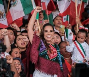 Mara Lezama y más de 25 mil quintanarroenses respaldan llamado de Claudia Sheinbaum en defensa de México