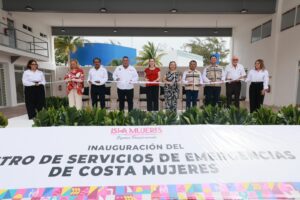 Atenea Gómez Ricalde inaugura el Centro de Servicios de Emergencias de Costa Mujeres para fortalecer la seguridad y la capacidad de respuesta