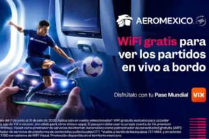 Viva y Aeroméxico ofrecen internet para ver el Mundial 2026 desde el aire