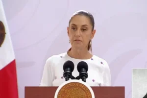 La Presidenta Claudia Sheinbaum realiza mañanera desde Coatzacoalcos, Veracruz