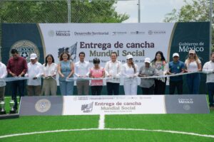Renacimiento Maya acerca espacios deportivos a colonias con canchas del Mundial Social 2026 