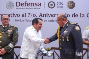 Guardia Nacional cumple siete años: Díaz Mena celebra la paz que sostiene la coordinación con Sheinbaum en Yucatán