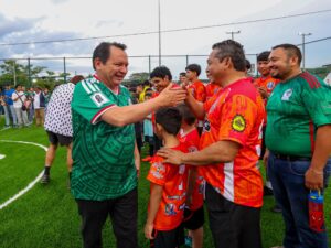 Renacimiento Maya llega al sur de Yucatán con espacios deportivos que fortalecen a las comunidades 