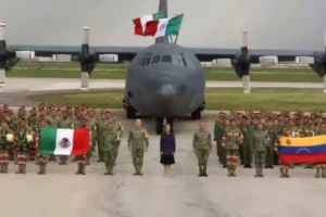 La Presidenta, Claudia Sheinbaum reconoce al agrupamiento Yumare tras concluir misión humanitaria en Venezuela