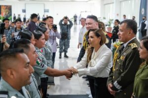 Reconoce Mara Lezama la entrega de la Guardia Nacional al servicio del pueblo en su séptimo aniversario