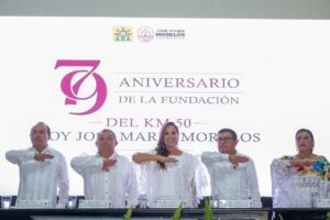 Reconoce Mara Lezama a José María Morelos como pilar del desarrollo agrícola y cultural de Quintana Roo en su 79 aniversario